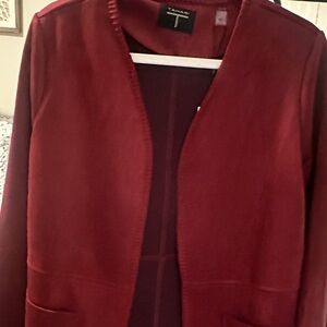 Tamaris Red Open Front Jacket